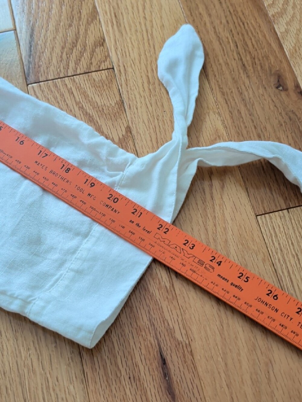 Talbots White Linen Peasant Blouse - Picture 6 of 9